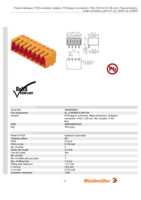 Datasheet for Weidmüller 1605090000, EAN: 4008190054304