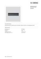 Datasheet for Siedle 200038556-00, EAN: 4015739385560