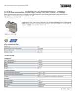 Datasheet for Phoenix Contact 2708245, EAN: 4017918960490