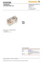 Datasheet for Weidmüller 8630780000, EAN: 4032248292110