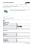 Datasheet for Phoenix Contact 1786860, EAN: 4017918042820