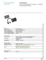 Datasheet for Schneider Electric VW3L40210, EAN: 3389118367821