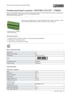 Datasheet for Phoenix Contact 1792634, EAN: 4017918045067