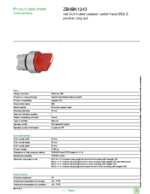 Datasheet for Schneider Electric ZB4BK1243, EAN: 3389110890440