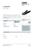 Datasheet for Phoenix Contact 2744869, EAN: 4017918607593