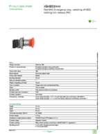 Datasheet for Schneider Electric XB4BS8444, EAN: 3389110959000