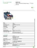 Datasheet for Schneider Electric LRD1522, EAN: 3389110146752