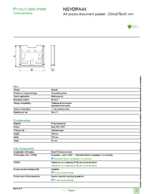 Datasheet for Schneider Electric NSYDPA44, EAN: 3606485131450 Datasheet for Schneider Electric NSYDPA44, EAN: 3606485131450