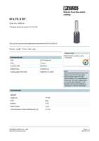 Datasheet for Phoenix Contact 3200519, EAN: 4017918094126