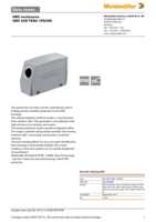 Datasheet for Weidmüller 1661320000, EAN: 4008190417871