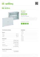 Datasheet for Spelsberg 62591601, EAN: 4013902090259