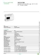 Datasheet for Schneider Electric SR2A201BD, EAN: 3389110549416