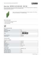 Datasheet for Phoenix Contact 1847165, EAN: 4017918102609