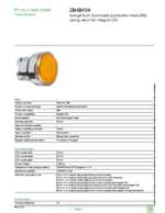 Datasheet for Schneider Electric ZB4BA58, EAN: 3389110887730