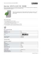 Datasheet for Phoenix Contact 1840586, EAN: 4017918111731