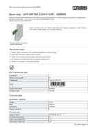 Datasheet for Phoenix Contact 1898855, EAN: 4017918186029