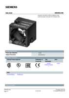 Datasheet for Siemens 3SB29080AB, EAN: 4011209028715