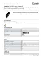 Datasheet for Phoenix Contact 2838610, EAN: 4017918819620