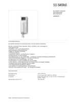 Datasheet for Siedle 200040578-00, EAN: 4015739405787