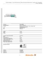 Datasheet for Weidmüller 9021230000, EAN: 4008190153106