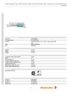 Datasheet for Weidmüller 9019420000, EAN: 4008190189099