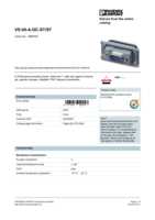 Datasheet for Phoenix Contact 1689705, EAN: 4017918929053 Datasheet for Phoenix Contact 1689705, EAN: 4017918929053
