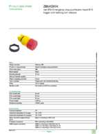 Datasheet for Schneider Electric ZB6AS834, EAN: 3389110071559