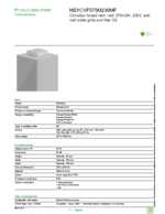 Datasheet for Schneider Electric NSYCVF575M230MF, EAN: 3606480151392 Datasheet for Schneider Electric NSYCVF575M230MF, EAN: 3606480151392