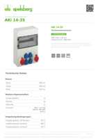 Datasheet for Spelsberg 73913101, EAN: 4013902885213