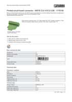 Datasheet for Phoenix Contact 1776155, EAN: 4017918038533