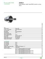 Datasheet for Schneider Electric ZB4BJ4, EAN: 3389110889048
