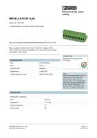 Datasheet for Phoenix Contact 1757145, EAN: 4017918029678