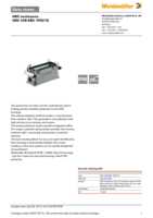 Datasheet for Weidmüller 1661510000, EAN: 4008190418069