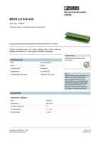 Datasheet for Phoenix Contact 1759075, EAN: 4017918030544