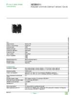 Datasheet for Schneider Electric XESB2011, EAN: 3389110607987