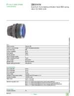 Datasheet for Schneider Electric ZB5AW36, EAN: 3389110909999