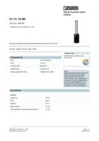 Datasheet for Phoenix Contact 3200195, EAN: 4017918093846