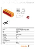 Datasheet for Weidmüller 1619410000, EAN: 4008190139605