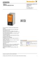 Datasheet for Weidmüller 1469490000, EAN: 4050118275599