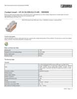 Datasheet for Phoenix Contact 1605608, EAN: 4017918940690