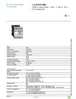 Datasheet for Schneider Electric CA3KN403BD, EAN: 3389110241792 Datasheet for Schneider Electric CA3KN403BD, EAN: 3389110241792