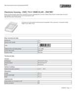 Datasheet for Phoenix Contact 2947967, EAN: 4017918083076