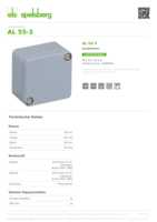 Datasheet for Spelsberg 15000101, EAN: 4013902120000 Datasheet for Spelsberg 15000101, EAN: 4013902120000