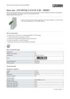 Datasheet for Phoenix Contact 1899061, EAN: 4017918186531