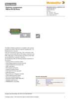 Datasheet for Weidmüller 8564300000, EAN: 4032248287635 Datasheet for Weidmüller 8564300000, EAN: 4032248287635