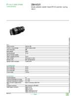 Datasheet for Schneider Electric ZB6AD25, EAN: 3389110776775