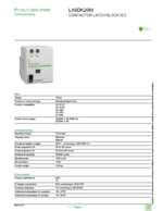 Datasheet for Schneider Electric LA6DK20M, EAN: 3389110745894 Datasheet for Schneider Electric LA6DK20M, EAN: 3389110745894