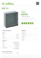 Datasheet for Spelsberg 74400201, EAN: 4013902071265
