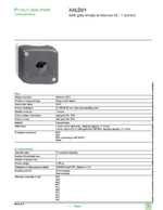Datasheet for Schneider Electric XALD01, EAN: 3389110114737