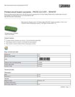 Datasheet for Phoenix Contact 1974737, EAN: 4017918971090